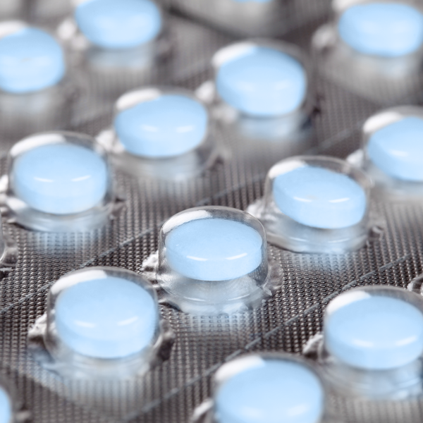 blue pills in a blister pack blue pills in a blister pack